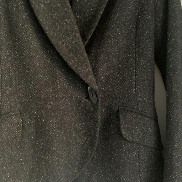 H&M Women’s Wool Blazer Brown Size 4 - Picture 2 of 9